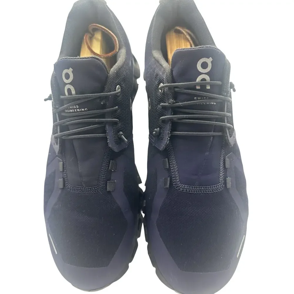 On Cloud Waterproof Running Shoes Men’s 10.5 Navy Blue Swiss Engineering